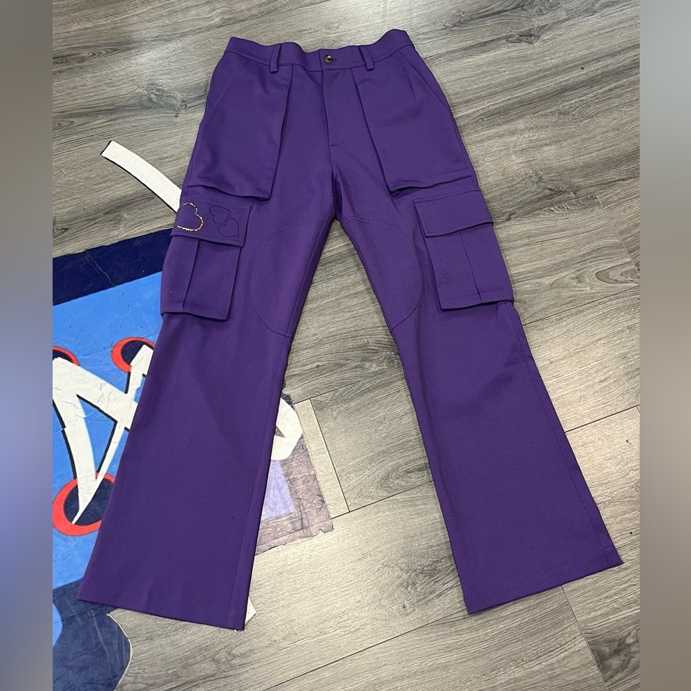 Nahmias x kodak black Purple Cargo Pants
